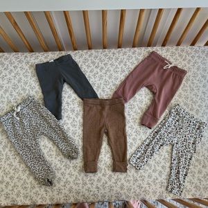 Quincy Mae, Jamie Kay, Zara, Mebie Baby, Colored Organics baby legging bundle